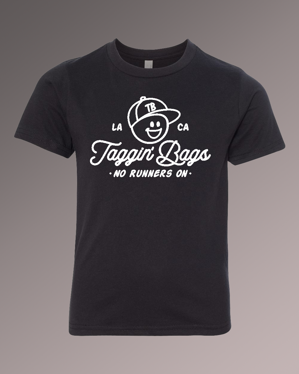 No Runners On Happy Stickman (Black T)