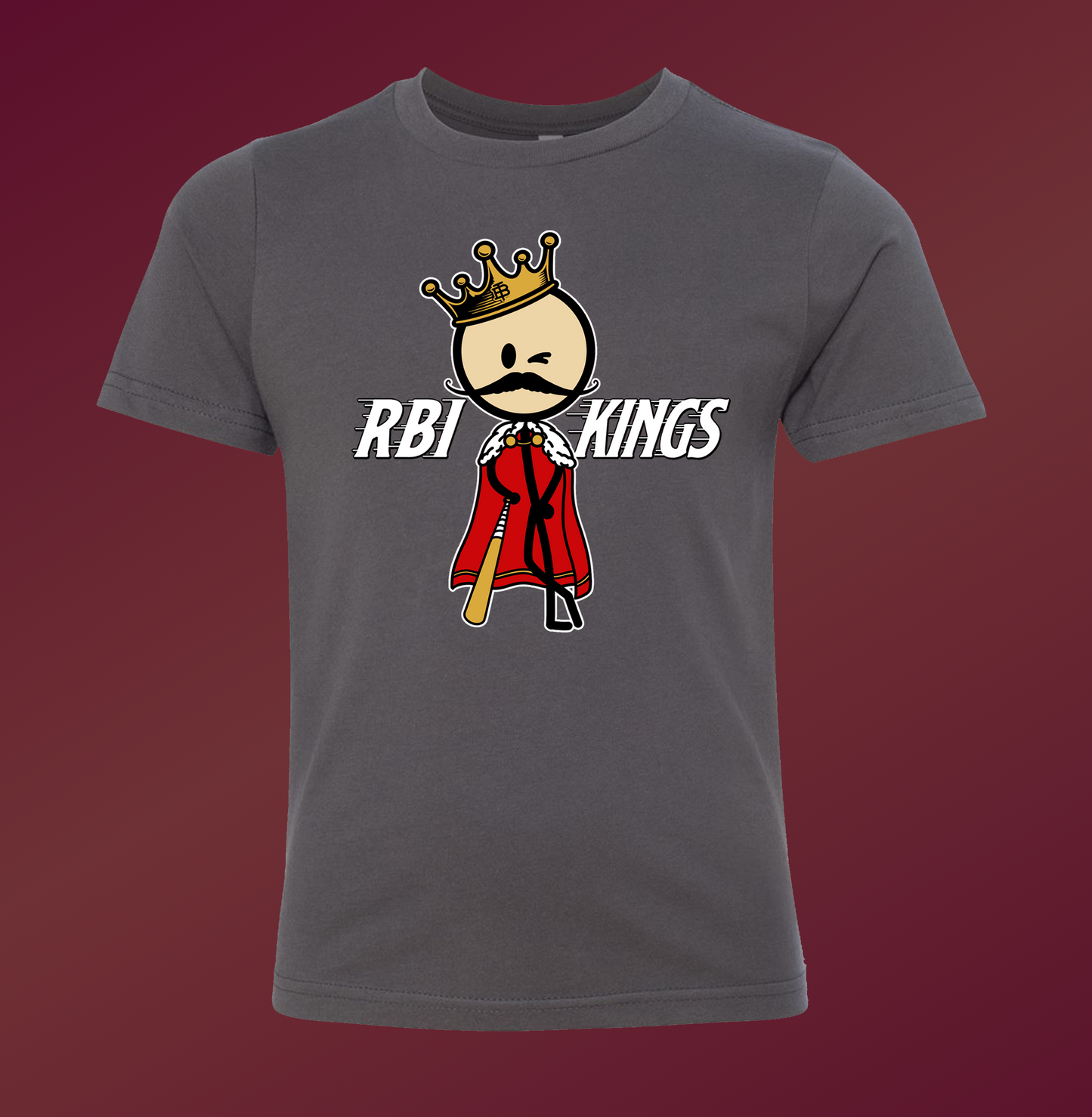 TB RBI KINGS (Charcoal T)
