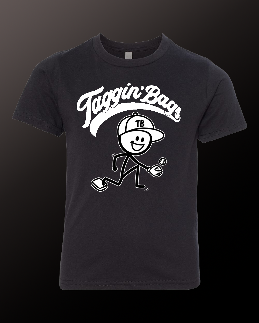 The Happy Stickman (Black T)