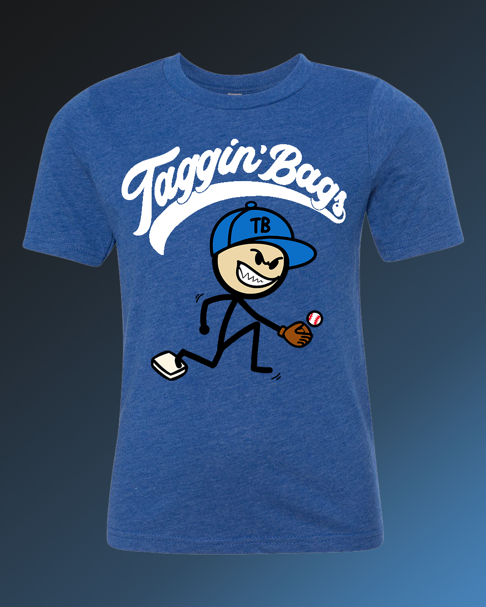The Meanest Stickman (Royal Blue T)